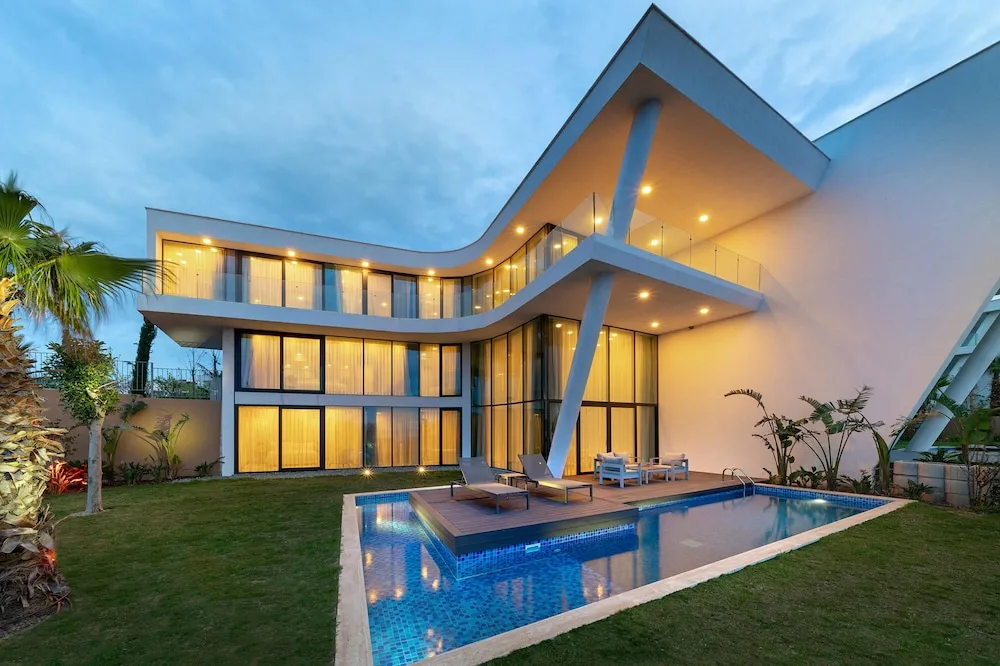 Villa, 4 Yatak Odası, Sigara İçilmez, Deniz Manzaralı (Balcony)