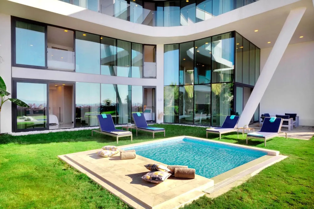 Villa, 4 Yatak Odası, Sigara İçilmez, Deniz Manzaralı (Balcony)