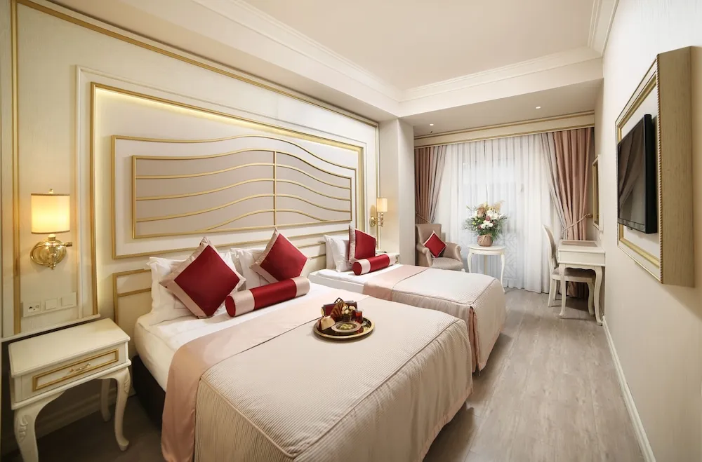 Deluxe Üç Kişilik Oda, Birden Çok Yatak, Anti Alerjik, Şehir Manzaralı