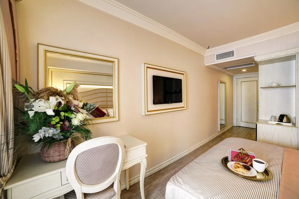 Deluxe Büyük Yataklı Tek Kişilik Oda, 1 En Büyük (King) Boy Yatak, Balkon, Şehir Manzaralı