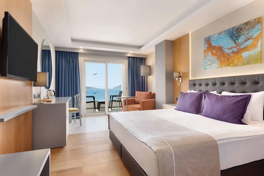 Deluxe Oda, 1 Çift Kişilik Yatak, Deniz Manzaralı