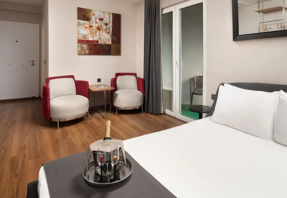 Deluxe Stüdyo, 1 Yatak Odası, Balkon