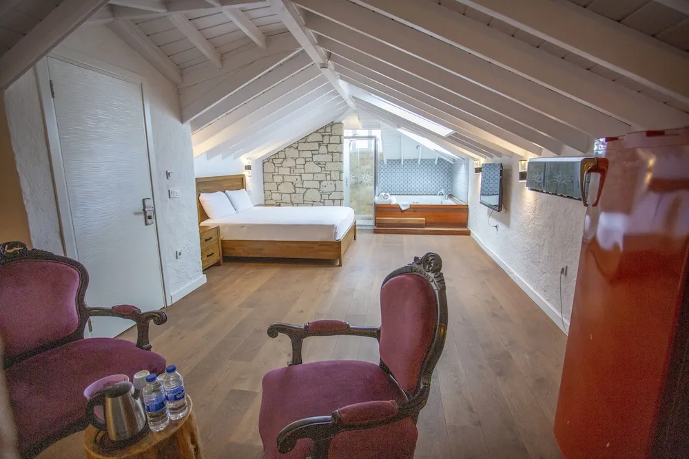 Exclusive Çatı Katı (Loft), 1 Büyük (Queen) Boy Yatak