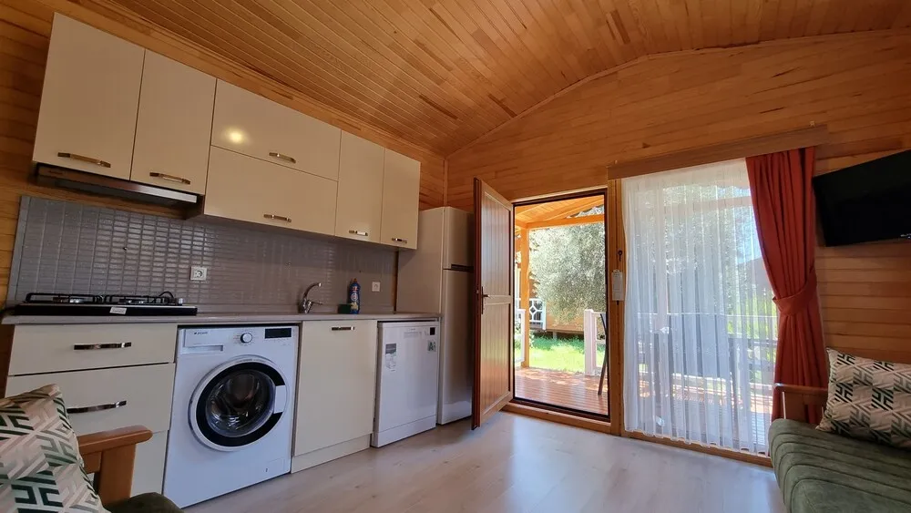 Premium Bungalov, 1 Yatak Odası, Küçük Mutfak, Bahçeli
