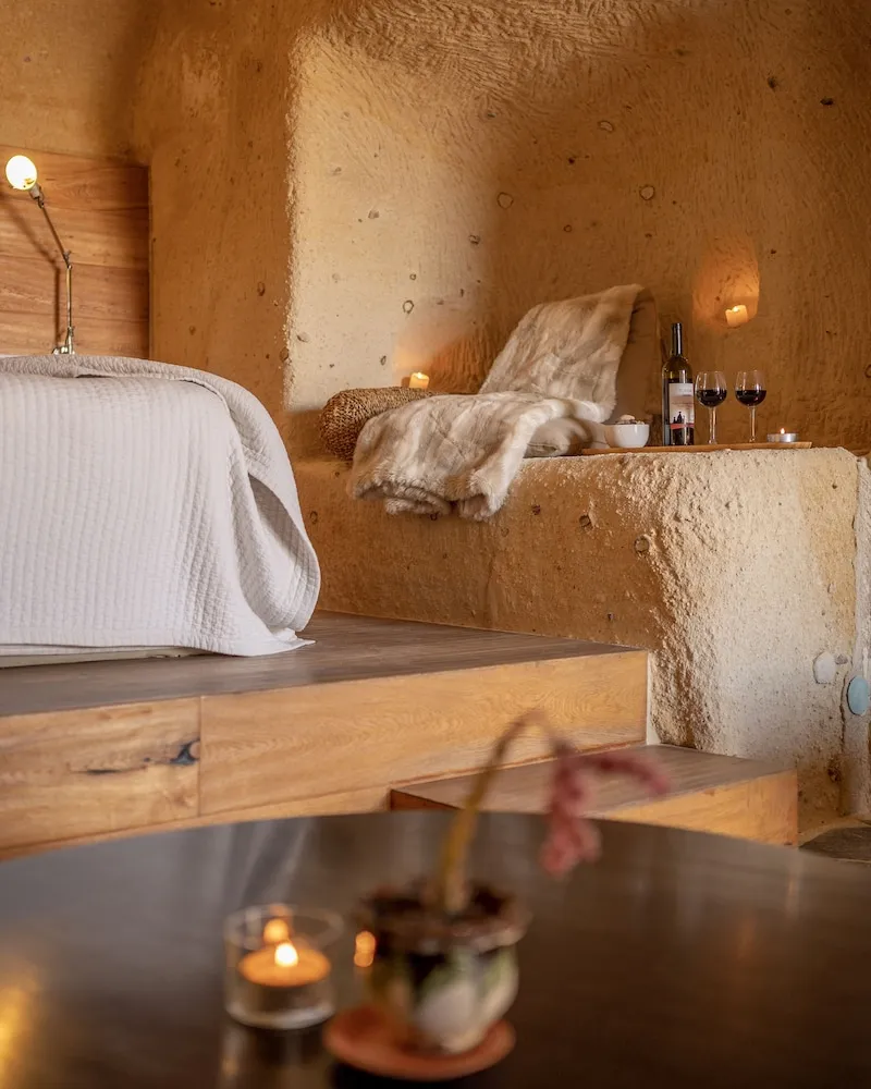 Deluxe Tek Büyük Yataklı Oda (Cave)