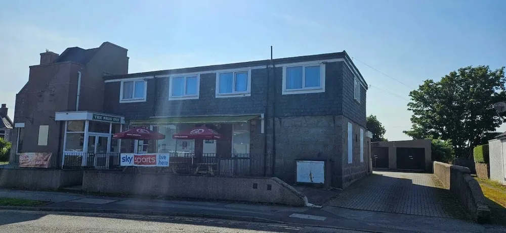 Konaklama yerinin ön cephesi