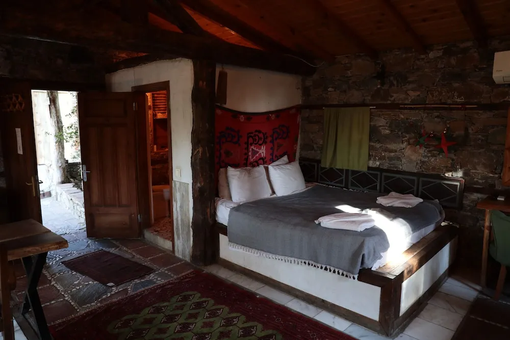 Deluxe Dağ Evi, 1 Yatak Odası, Şömine, Bahçe Manzaralı