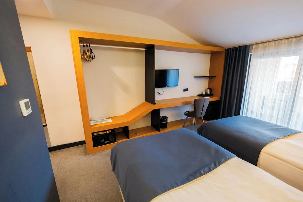 Deluxe Tek Büyük veya İki Ayrı Yataklı Oda, 1 Yatak Odası, Balkon, Şehir Manzaralı