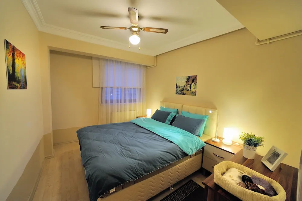 Family Apart Daire, 1 En Büyük (King) Boy Yatak ve Çekyat, Mutfak, Şehir Manzaralı